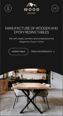 Website image Wood-gallery